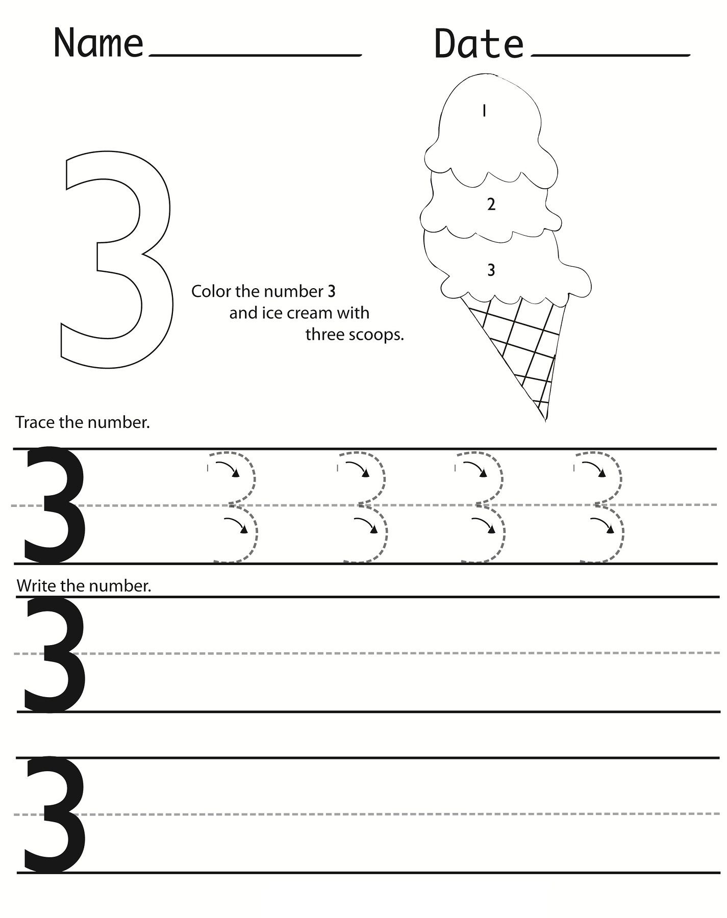 Writing Numbers Worksheets Printable Activity Shelter