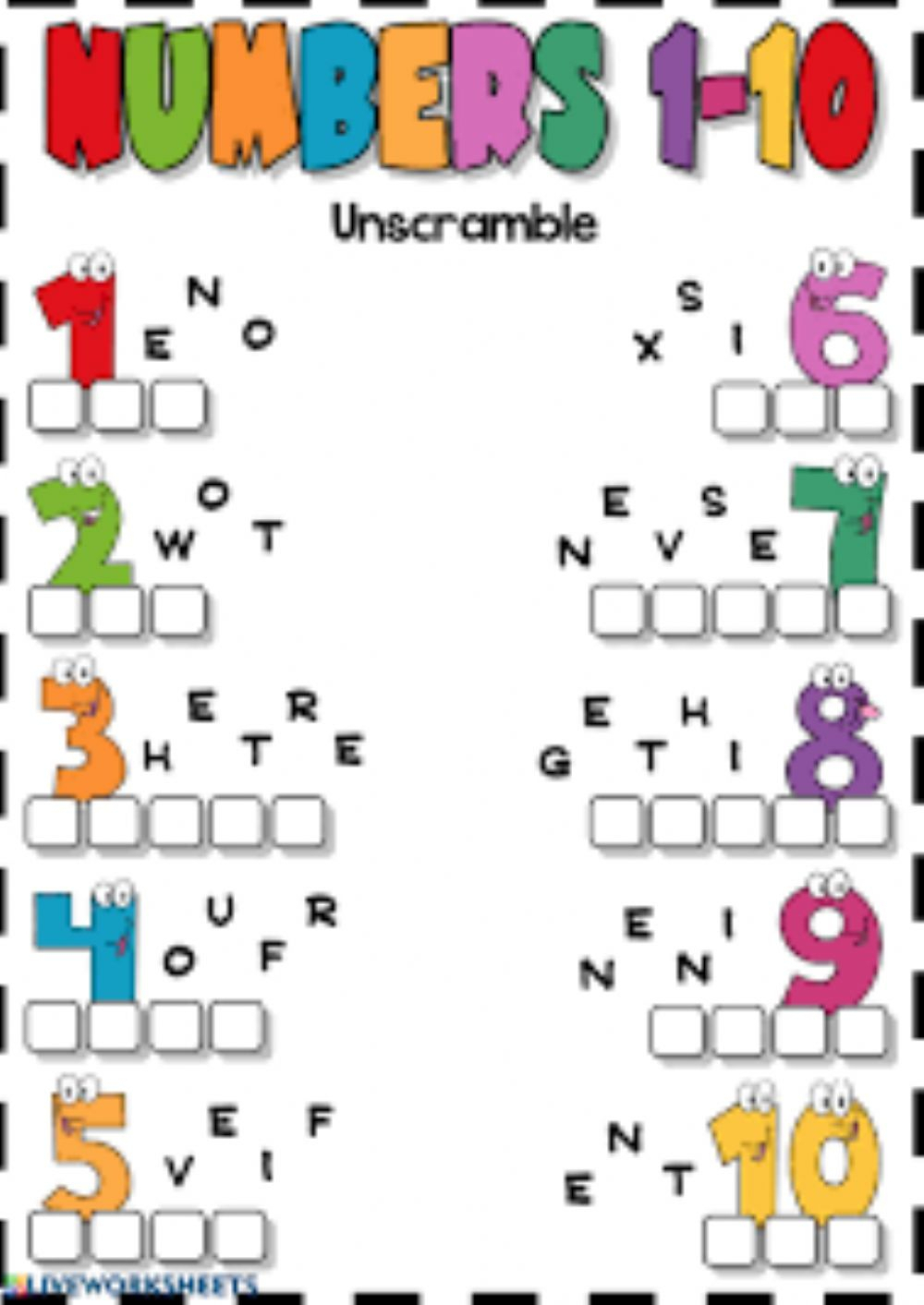 1 10 Numbers Pdf NumbersWorksheet 1 10 Numbers Pdf NumbersWorksheet