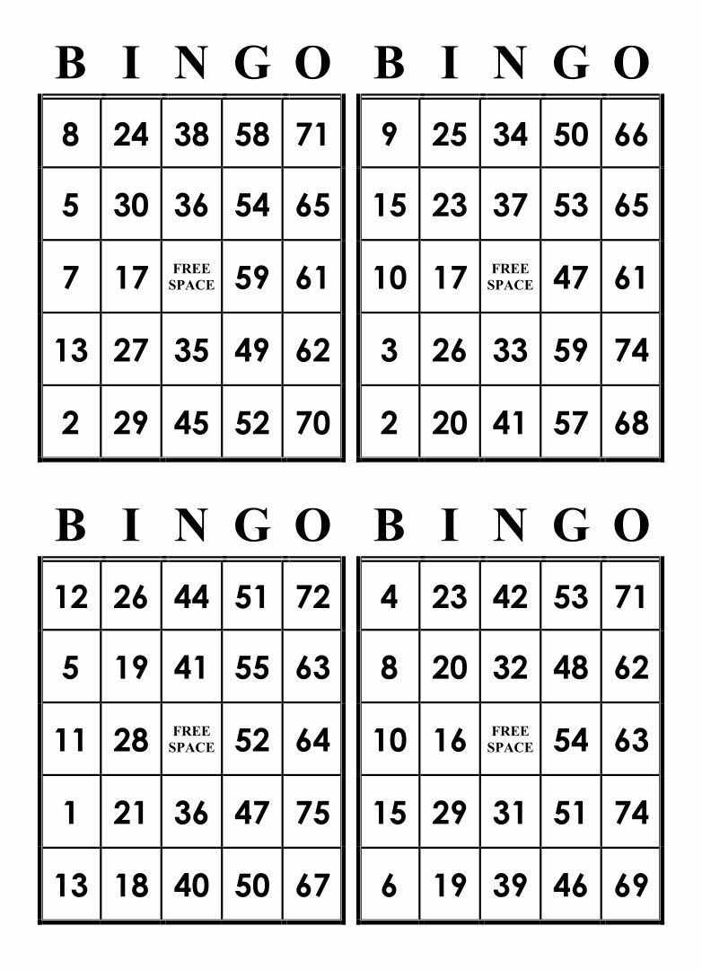 10 Best Free Printable Number Bingo Cards Printablee 10 Best Free Printable Number Bingo Cards Printablee