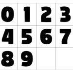 10 Best Large Printable Numbers 0 9 Printablee