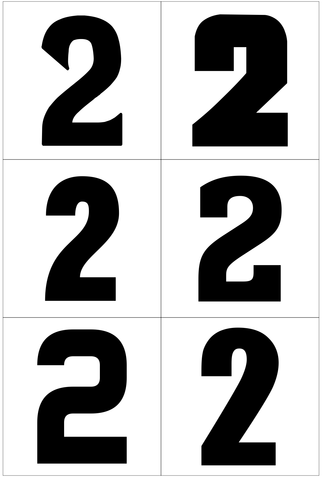 10 Best Large Printable Numbers 0 9 Printablee