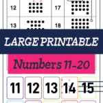 10 Best Large Printable Numbers 11 20 Printablee