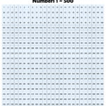 10 Best Number Chart 1 500 Printable Printablee