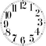 12 Clock Face Images Print Your Own Clock Face