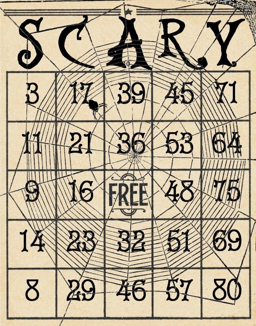 21 Eerily Enjoyable Halloween Bingo Cards KittyBabyLove 21 Eerily Enjoyable Halloween Bingo Cards KittyBabyLove