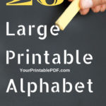 26 Large Printable Alphabet Letters Your Printable PDF
