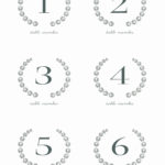 28 Elegant Printable Table Numbers Kitty Baby Love