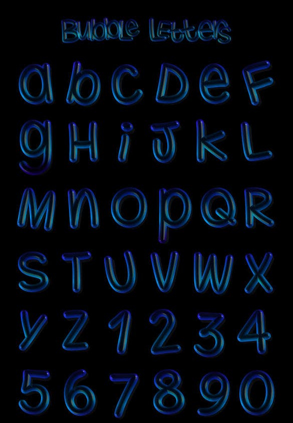 30 Alphabet Bubble Letters Free Alphabet Templates 30 Alphabet Bubble Letters Free Alphabet Templates