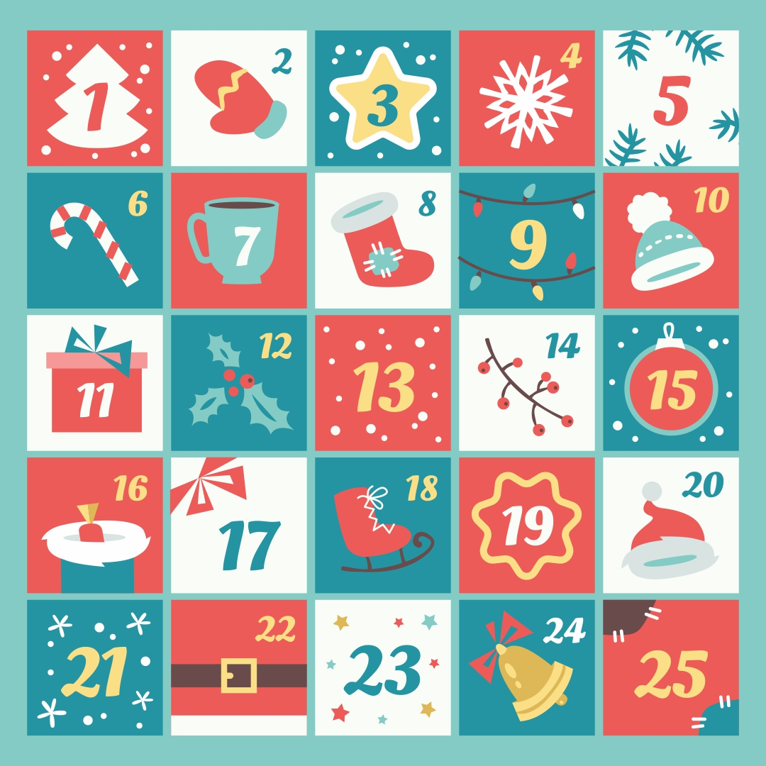 6 Best Christmas Countdown Number Printables Printablee