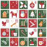 6 Best Free Printable Christmas Calendar Numbers