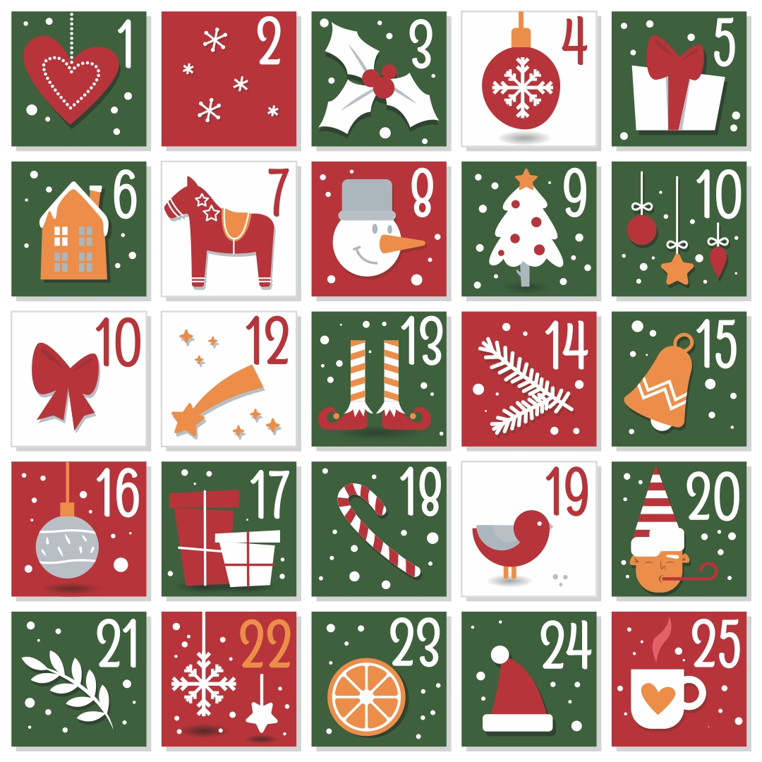 6 Best Free Printable Christmas Calendar Numbers 