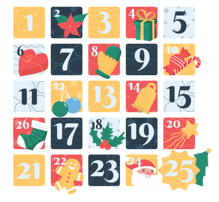 6 Best Free Printable Christmas Numbers 1 To 31