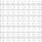 8 Best Number Tracing Printable Worksheets Printablee