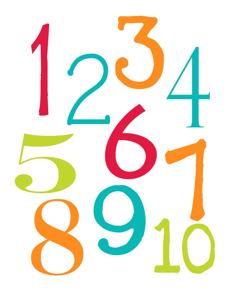 8 Best Printable Number Poster Printablee