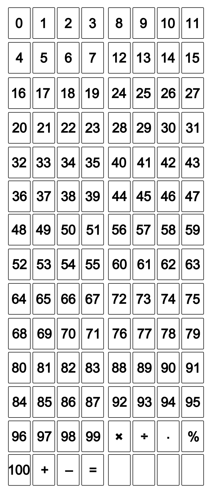 9 Best Printable Number Cards Printablee