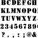 9 Stencils Letters Free Sample Example Format