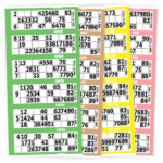 90 Number Bingo Paper Arrow International