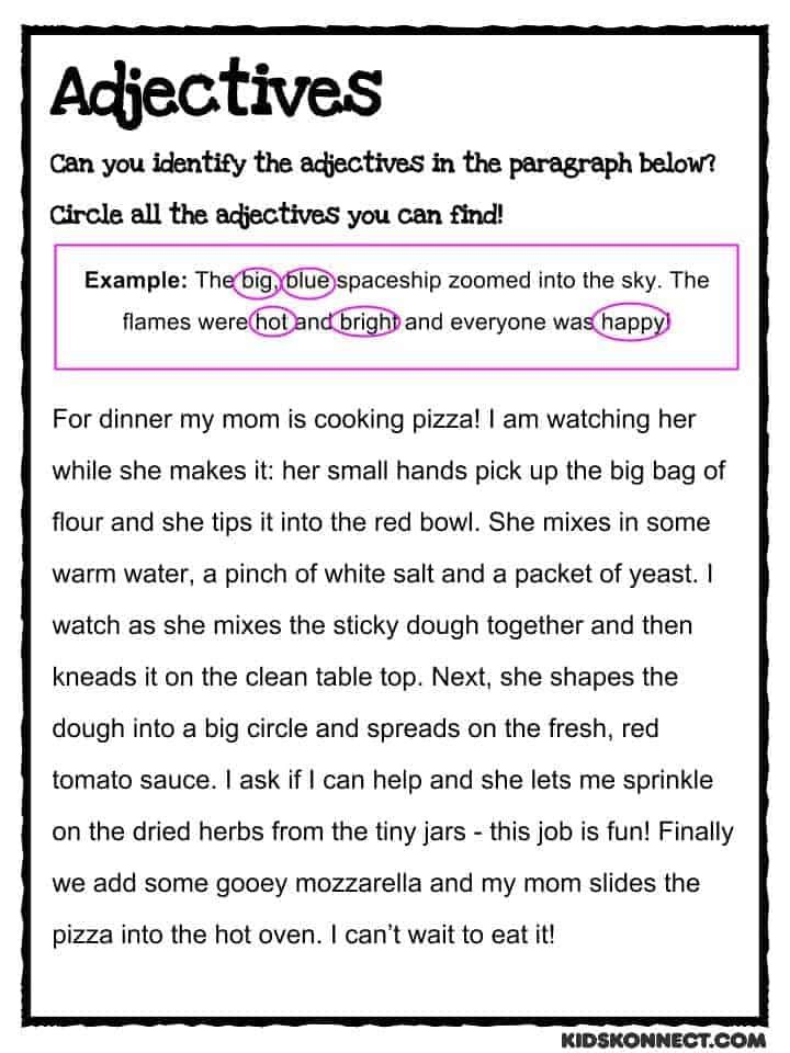 Adjectives Worksheet KidsKonnect Adjective Worksheet Adjectives Worksheet KidsKonnect Adjective Worksheet