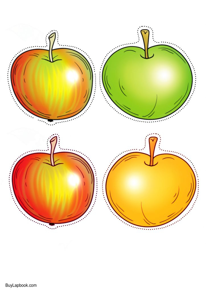 Apple Number Cards Printable For Numbers 0 To 10 