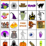 Best Printable Halloween Bingo Cards With Pictures Numbers