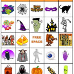 Best Printable Halloween Bingo Cards With Pictures Numbers