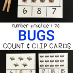 Bug Count And Clip Cards The Kindergarten Connection