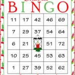 Christmas Bingo Cards Printable Download Christmas