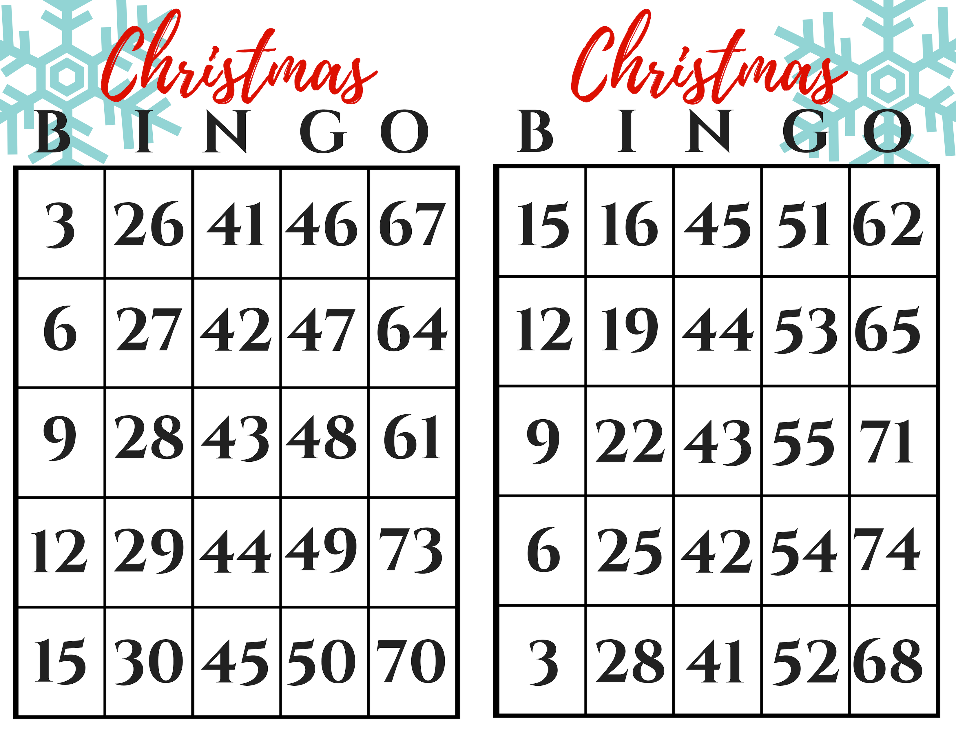 Christmas BINGO Gift Exchange Game December Pin Christmas BINGO Gift Exchange Game December Pin