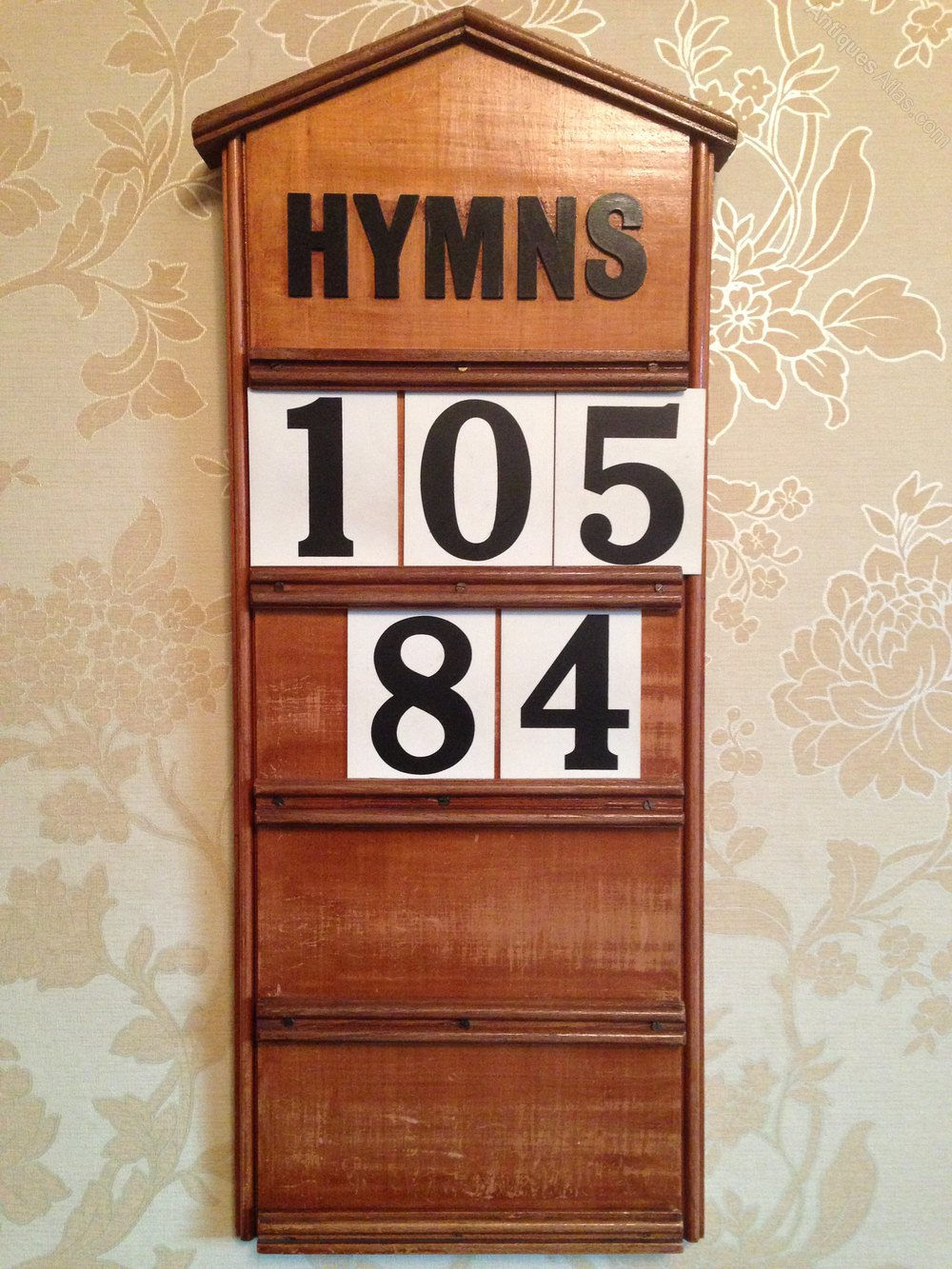 Church Hymn Board With Box Of Numbers Antiques Atlas