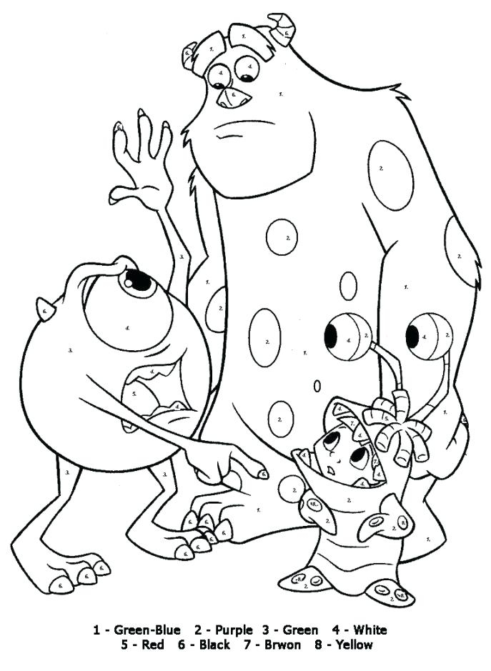 Color By Number Halloween Coloring Pages At GetColorings 
