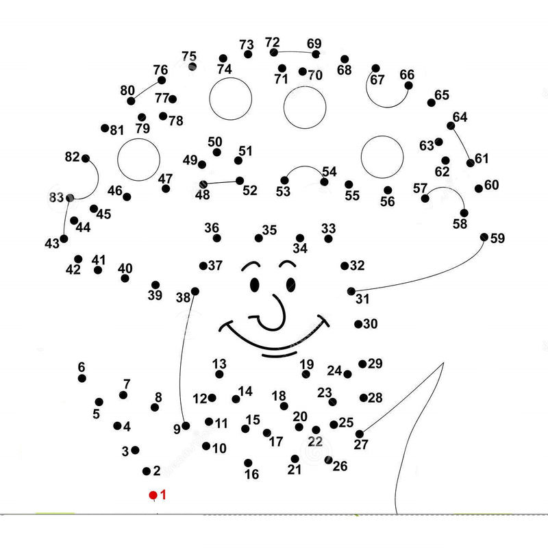 Connect The Dots With Numbers 1 83 001 Coloring Sheets Connect The Dots With Numbers 1 83 001 Coloring Sheets