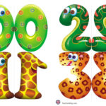 Cute And Big Printable Numbers For Kids TeachersMag