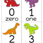 Dinosaur Number Flashcards 0 20 Flashcards For Kids