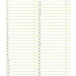 Editable Spelling List Template Dlking Free Printable