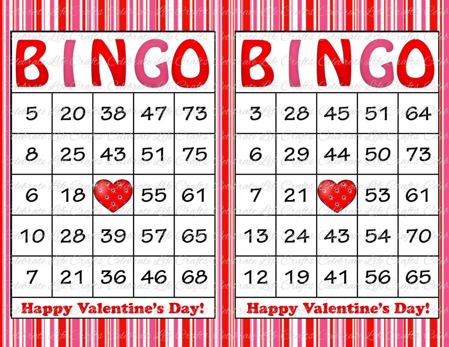 Ergtnobnukebe Printable Valentine Bingo