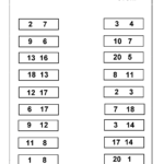 Even Odd Numbers 2 Worksheets Comparing Numbers