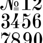 Free 8 Inch 26 Number Stencil Freenumberstencils Free
