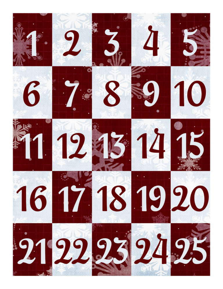 Free Christmas Countdown Printable I Can Teach My Child