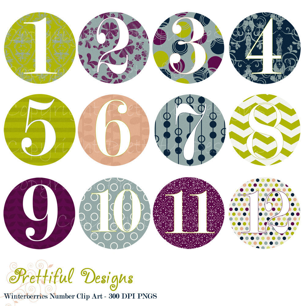 Free Decorative Number Cliparts Download Free Clip Art 