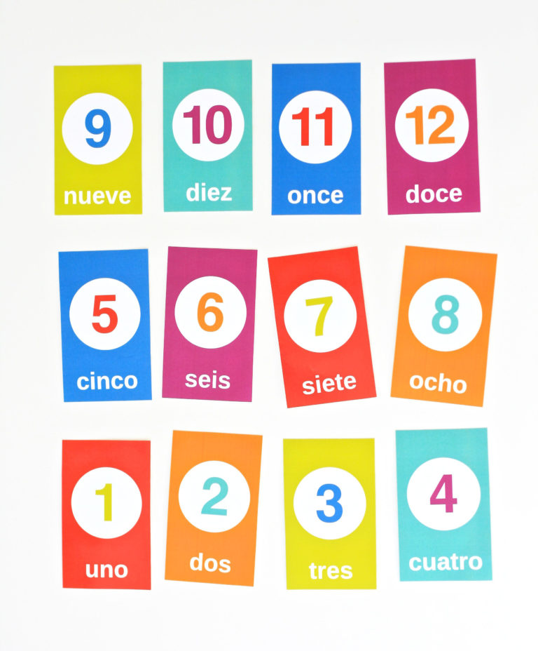 Free Flashcards For Counting In Spanish con Im genes