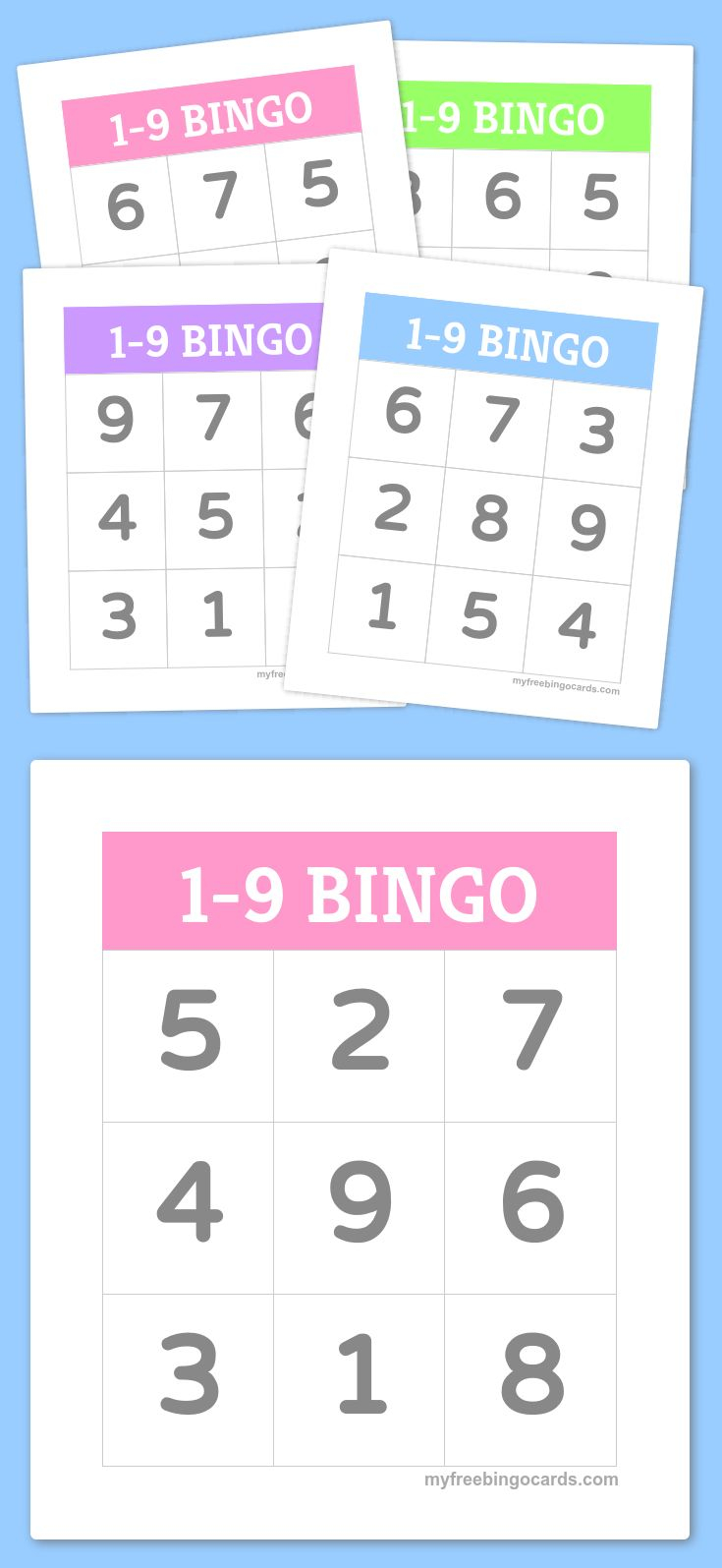 Free Printable And Virtual Bingo Cards Bingo Cards 