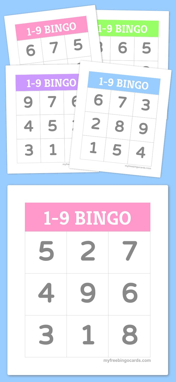 Free Printable And Virtual Bingo Cards Bingo Cards