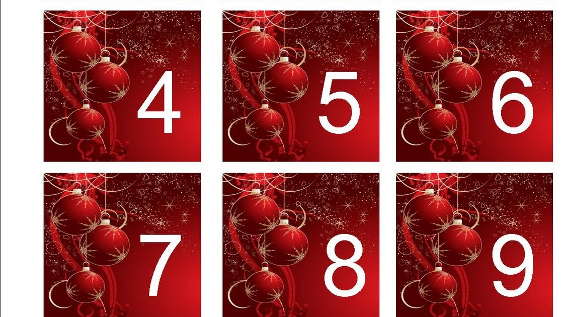 Free Printable Christmas Number Sequencing Free Printable Christmas Number Sequencing