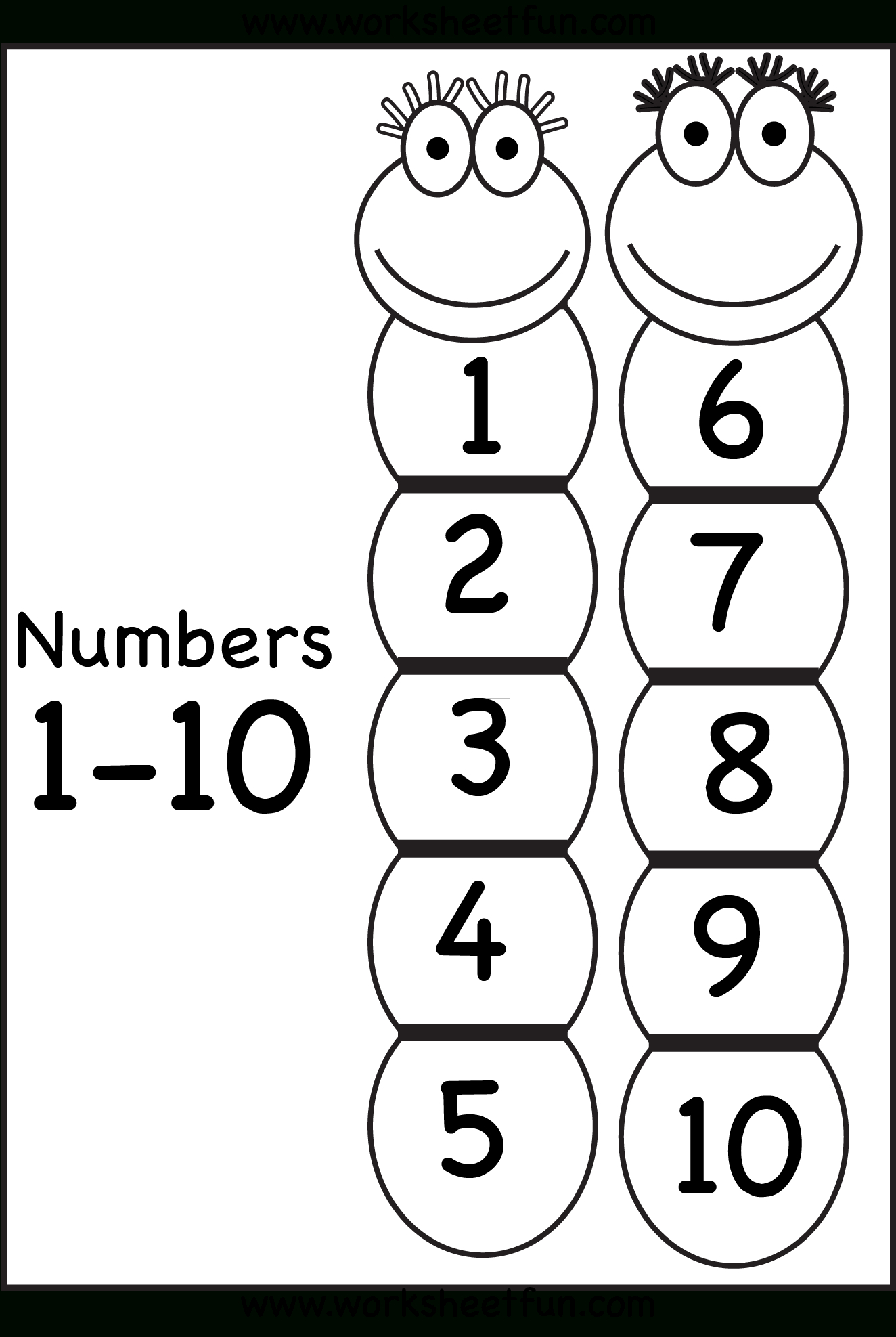 Free Printable Number Chart 1 10 Free Printable Free Printable Number Chart 1 10 Free Printable