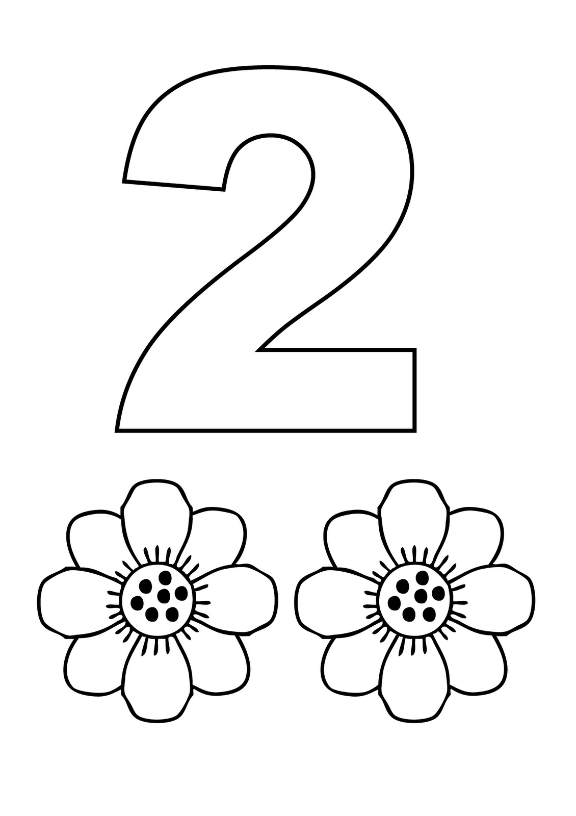 Free Printable Number Coloring Pages For Kids Free Printable Number Coloring Pages For Kids