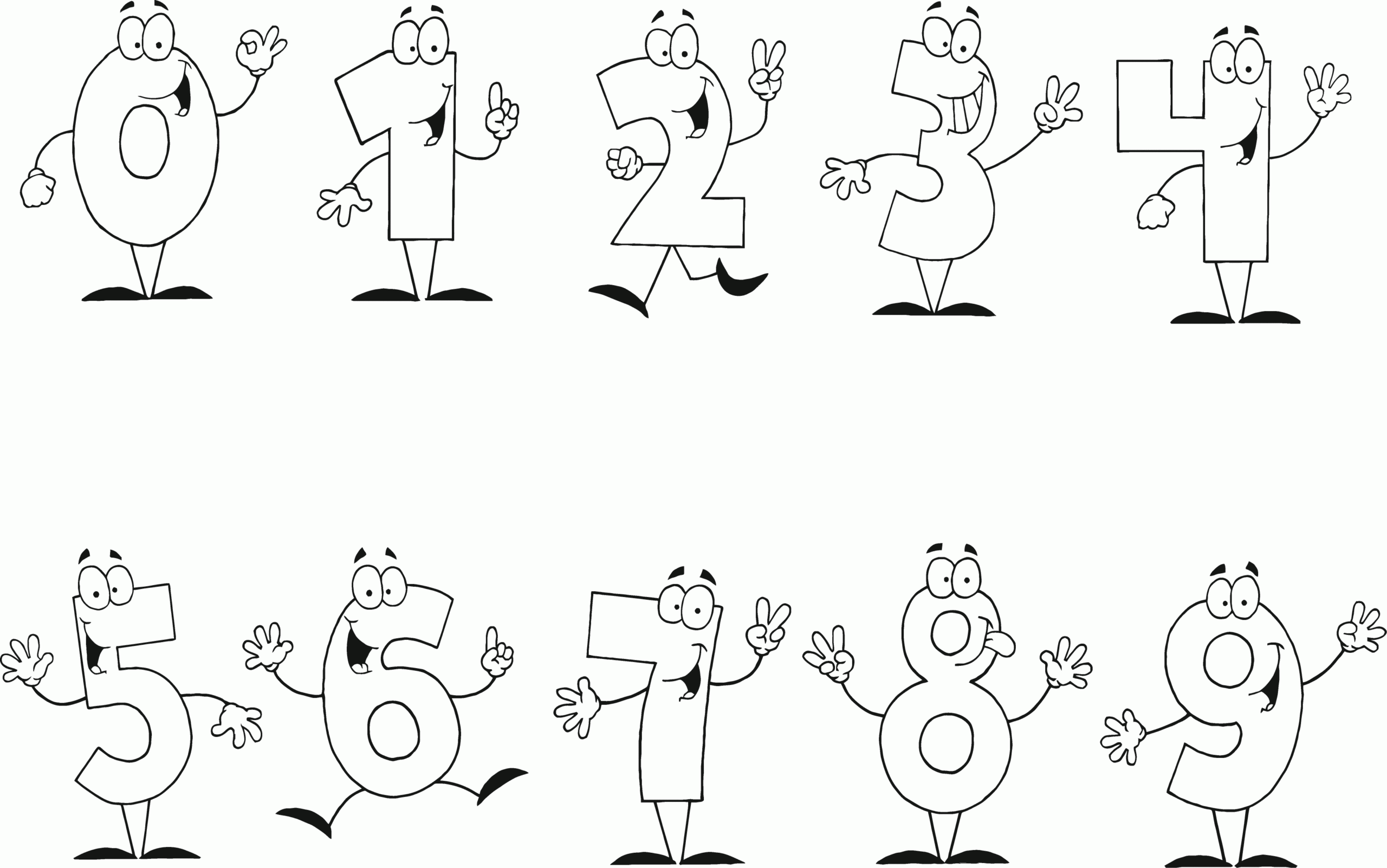Free Printable Number Coloring Pages For Kids Free Printable Number Coloring Pages For Kids