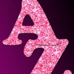 Free Printable Pink Glitter Letters To Download Make