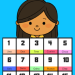 FREE Printable Spanish Flashcards Numbers 1 30