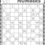 Free Spring 100s Chart Missing Numbers Worksheet Made By