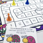 FREE Spring Counting Game Numbers 1 20